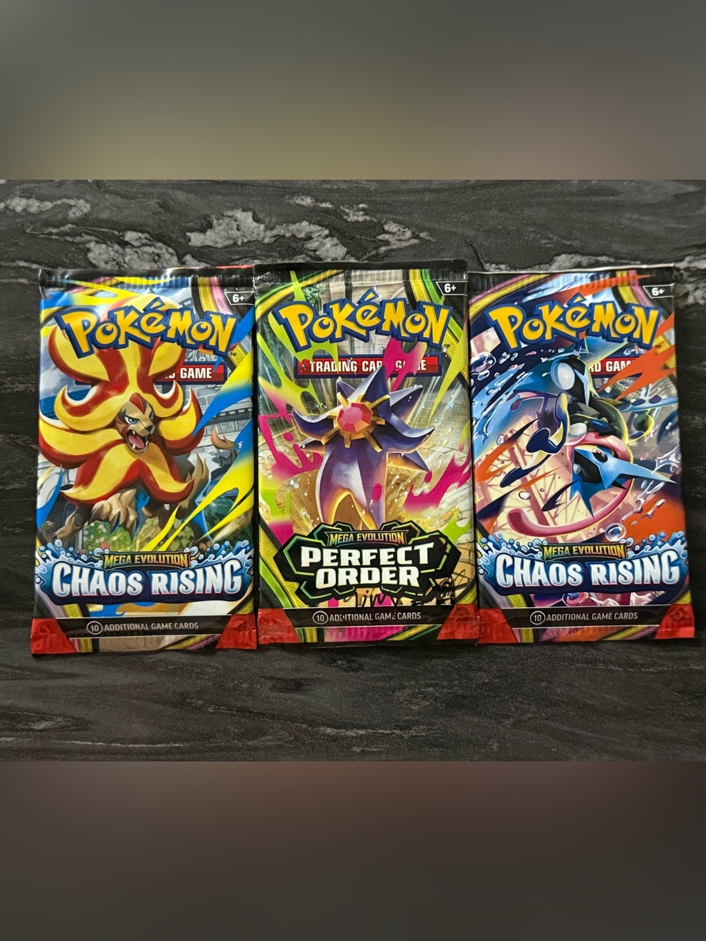 Pokemon Trading Card Booster Packs - Blue, Yellow, Red